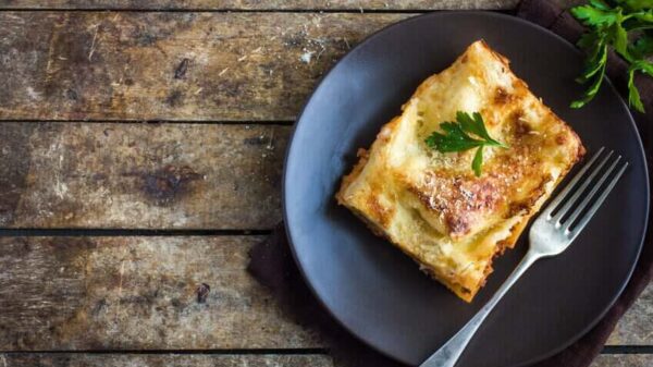 Lachs Spinat Lasagne