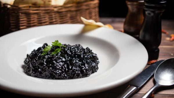 Schwarzes Risotto